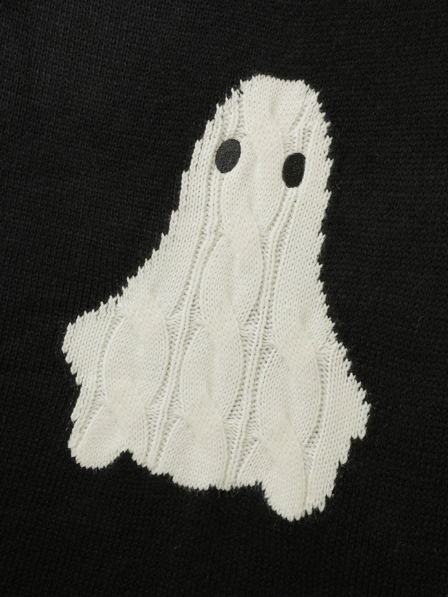 Hey Ghost Raglan Stripe Sleeve Pullover sold by Bloomchic product image thumbnail 5