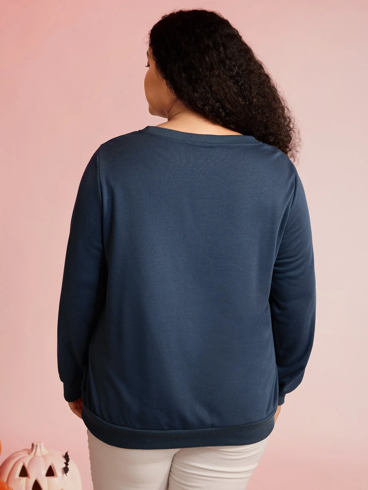 Never Too Early For Halloween Sweatshirt sold by Bloomchic product image thumbnail 4