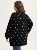 Colorful Polka Dots Pockets Knit Cardigan sold by Bloomchic