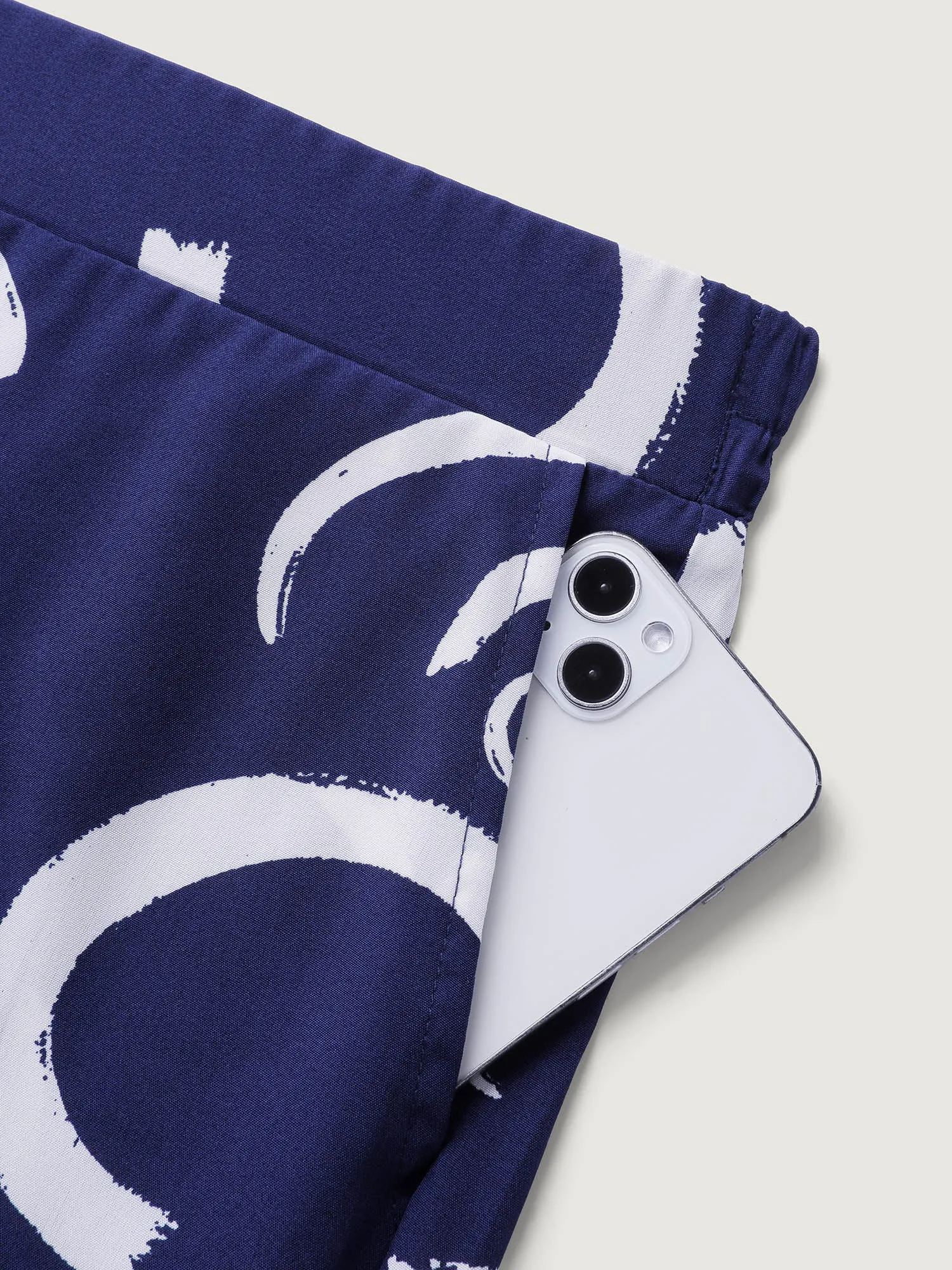 Geometric Print Wide-Leg Pants sold by Bloomchic product image thumbnail 5