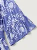 Boho Print Belted Side Pockets Midi Dress sold by Bloomchic
