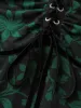 Floral Print Adjustable Bodice Mesh Top sold by Bloomchic