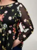 Floral Embroidered Mesh Knit Top sold by Bloomchic