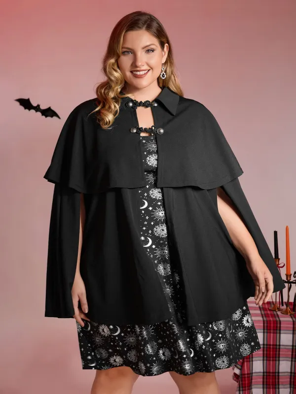 Halloween Gothic Stretchy Cloak Jacket sold by Bloomchic
