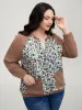 Floral Print Color Contrast Jacket sold by Bloomchic