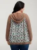 Floral Print Color Contrast Jacket sold by Bloomchic