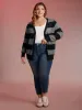 Supersoft Colorblock Button-Down Knit Cardigan sold by Bloomchic