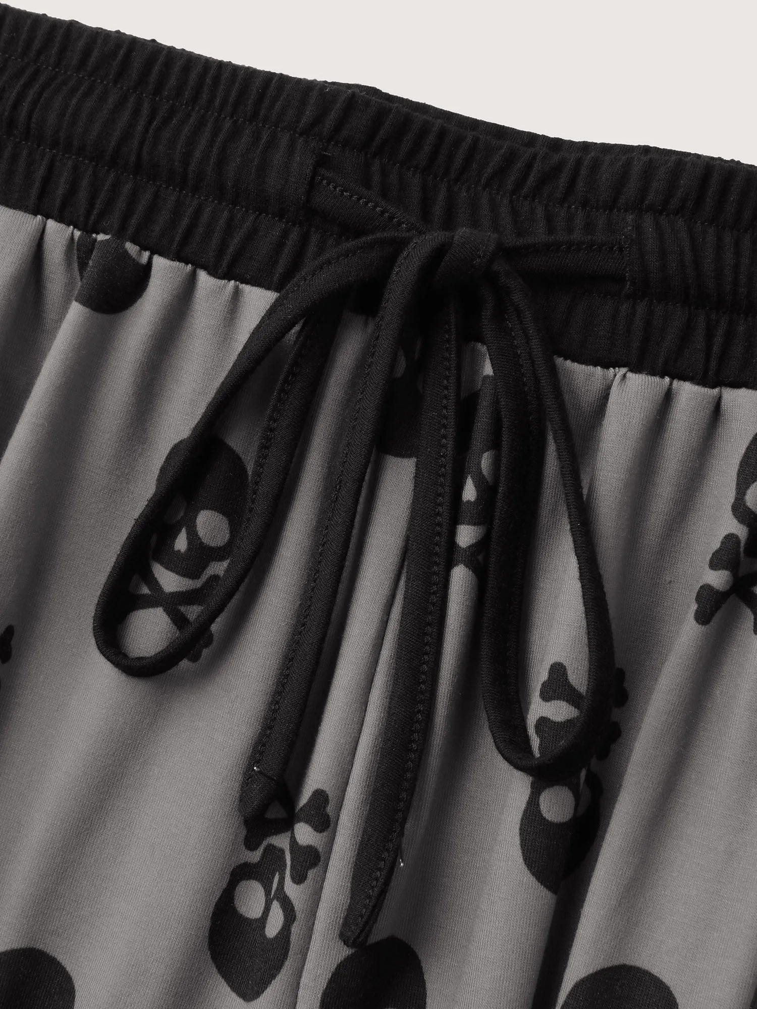 Skull Halloween Print Micro-Flare Lounge Pants sold by Bloomchic product image thumbnail 5