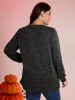 Halloween Pumpkin Floral Pockets Tunic Top sold by Bloomchic