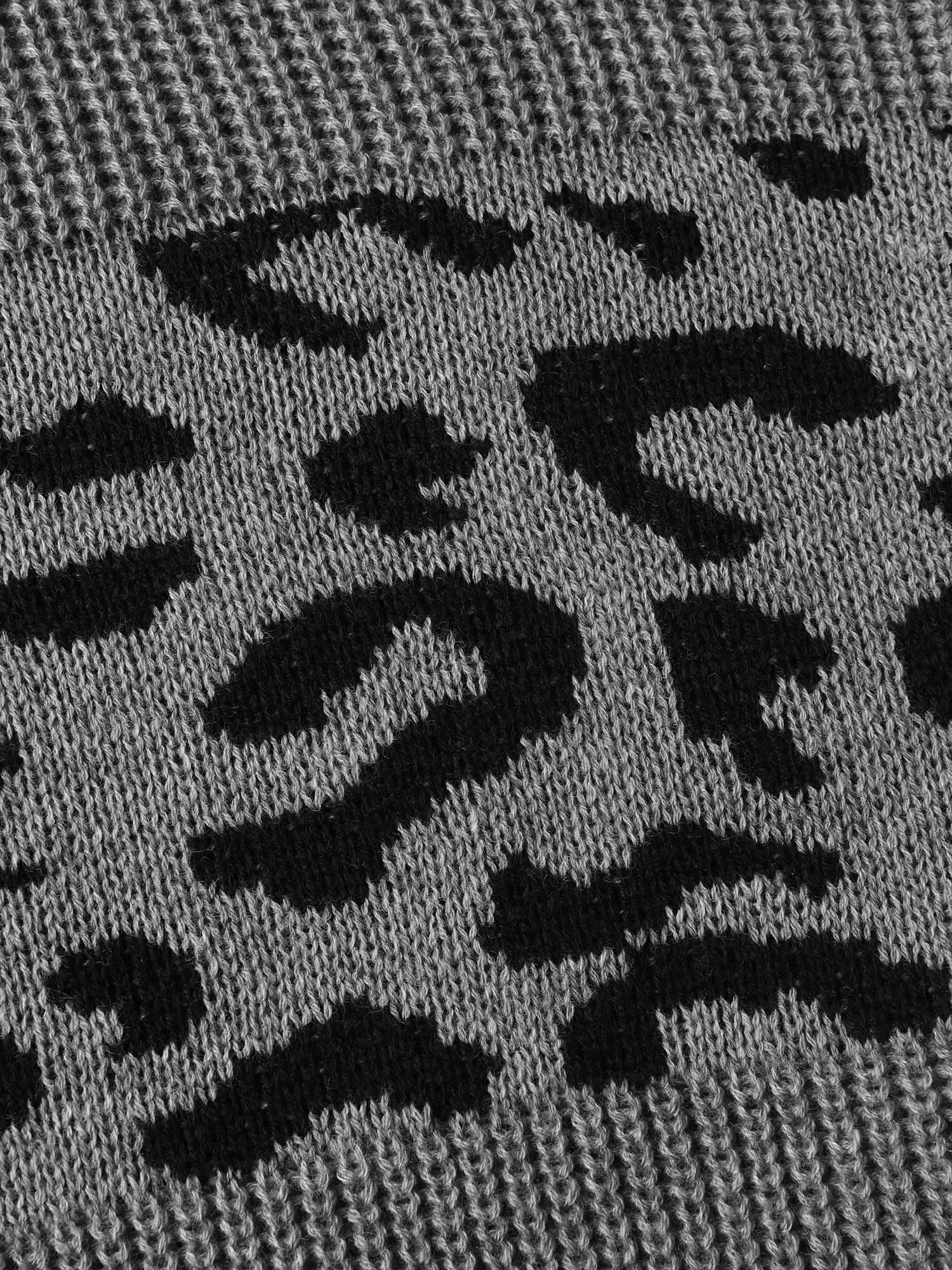 Leopard Print Round Neck Textured Pullover sold by Bloomchic product image thumbnail 5