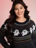 Halloween Fair Isle Jacquard Pullover sold by Bloomchic
