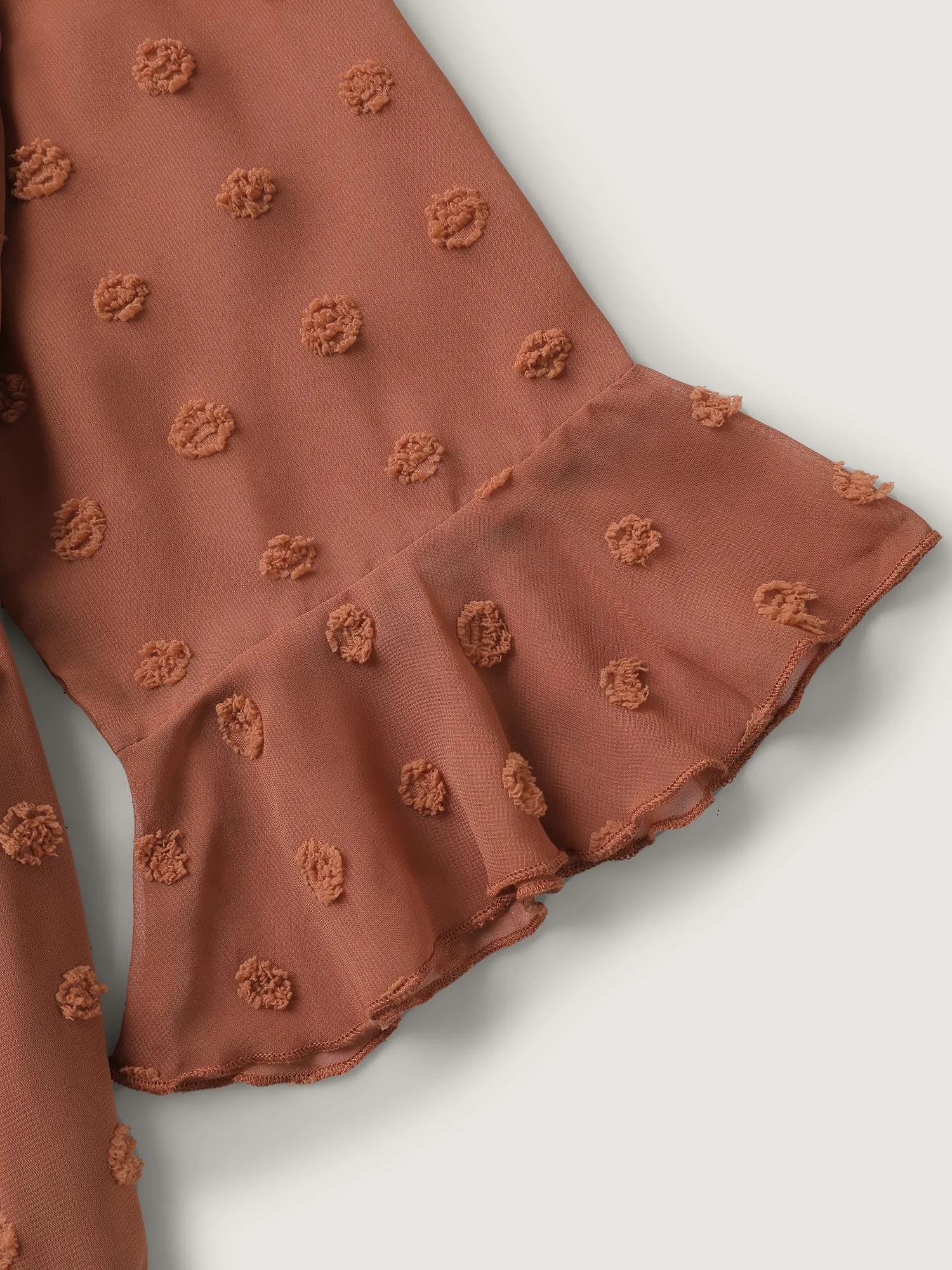 Chiffon Textured Semi Sheer Maxi Dress sold by Bloomchic product image thumbnail 5