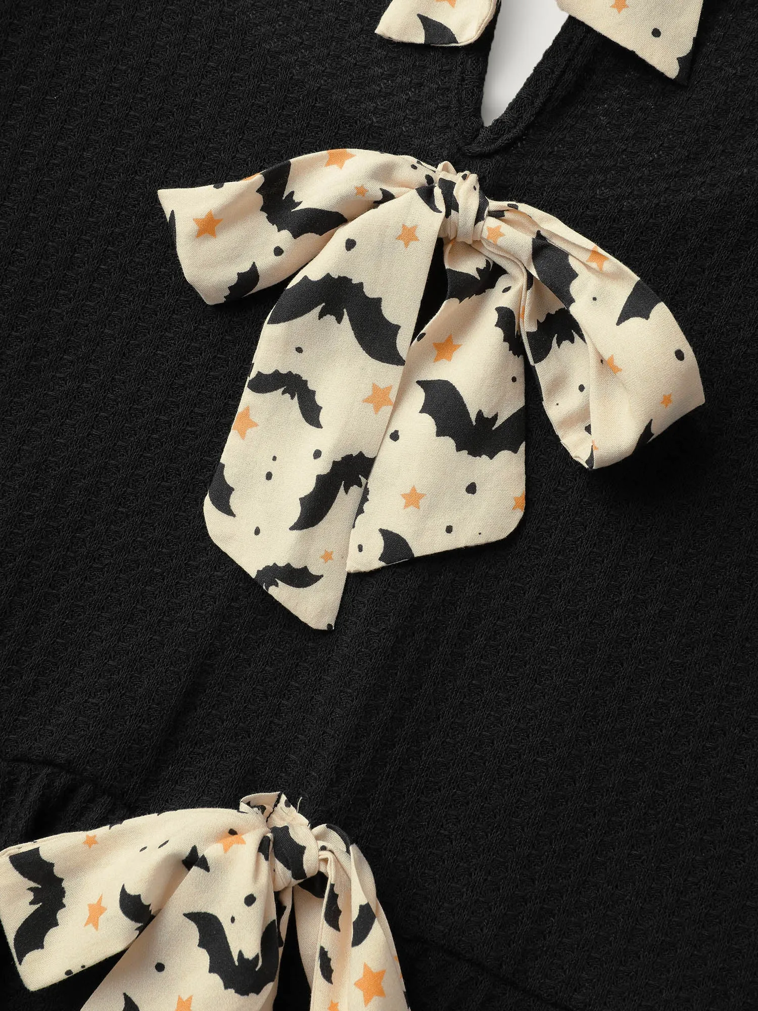 Halloween Back Ties Fit Flared T-Shirt sold by Bloomchic product image thumbnail 5