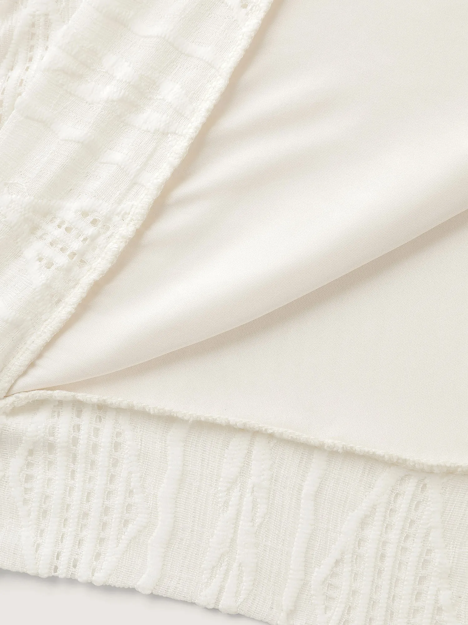 Textured Lapel Collar Stretchy Hem Sweatshirt sold by Bloomchic product image thumbnail 5