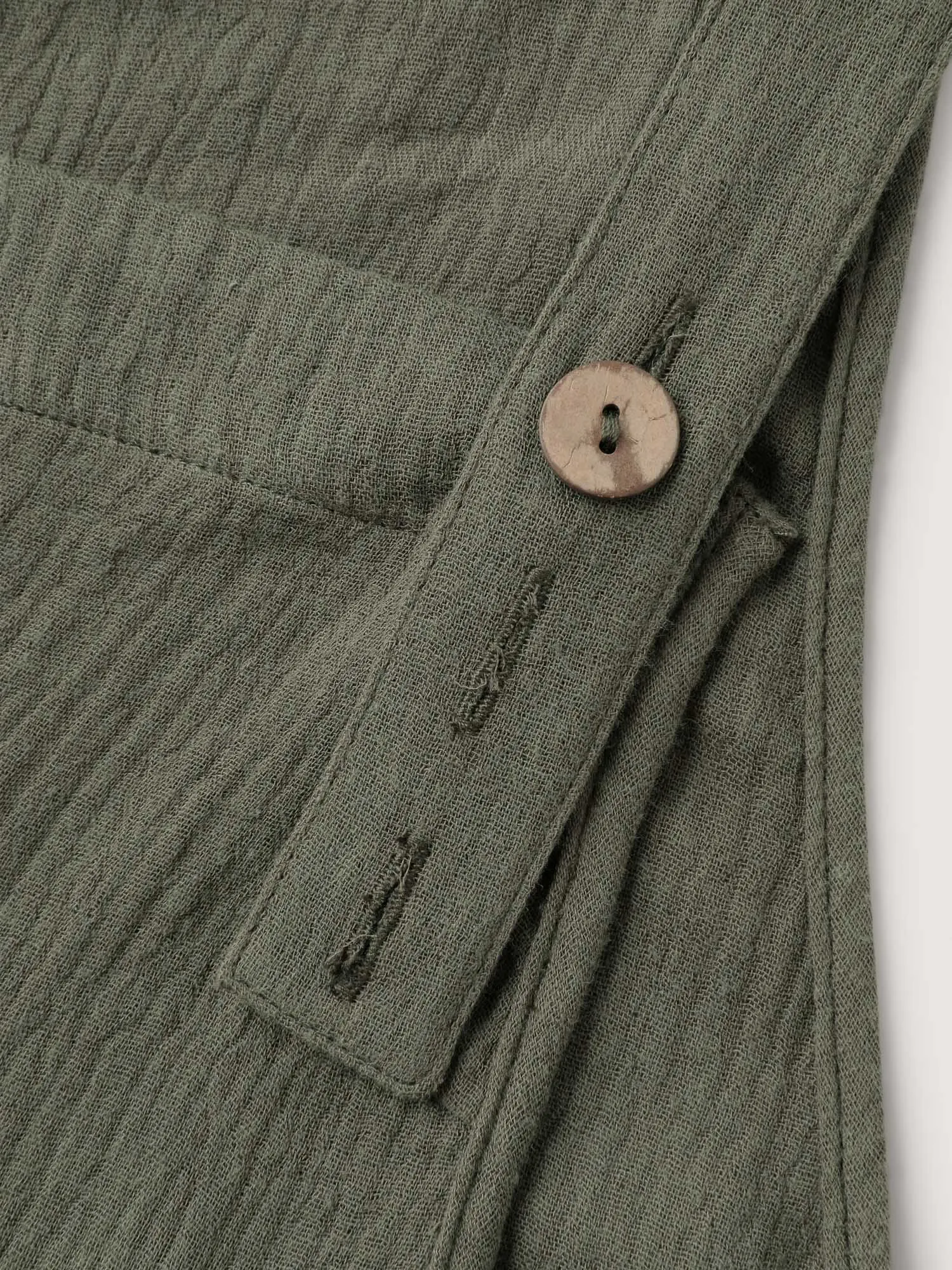 Pure Cotton Shirred Textured Jumpsuit sold by Bloomchic product image thumbnail 5