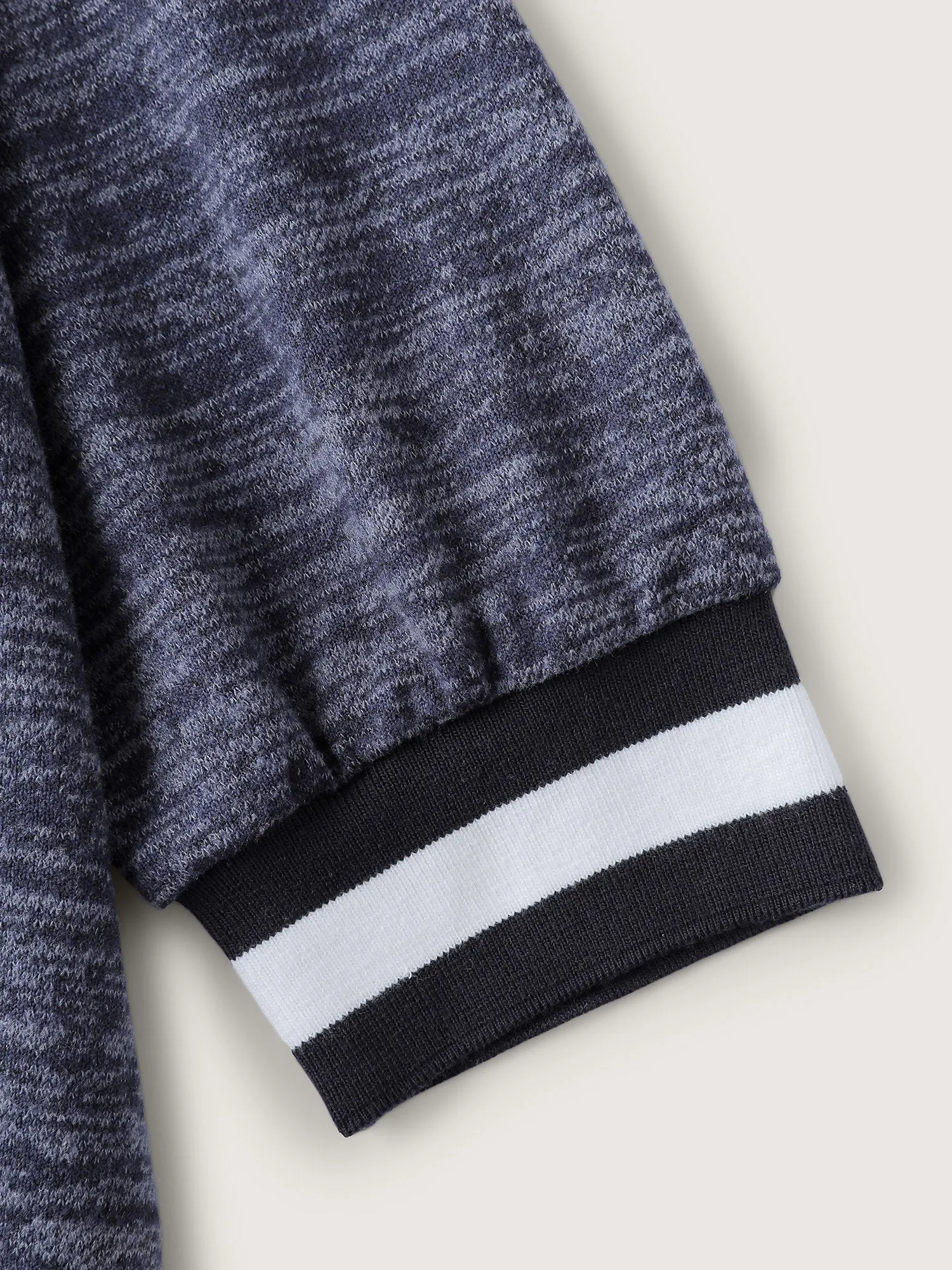 Contrast Hem V-Neck Sweatshirt sold by Bloomchic product image thumbnail 5