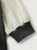 Textured Contrast Drop Shoulder Sweatshirt sold by Bloomchic