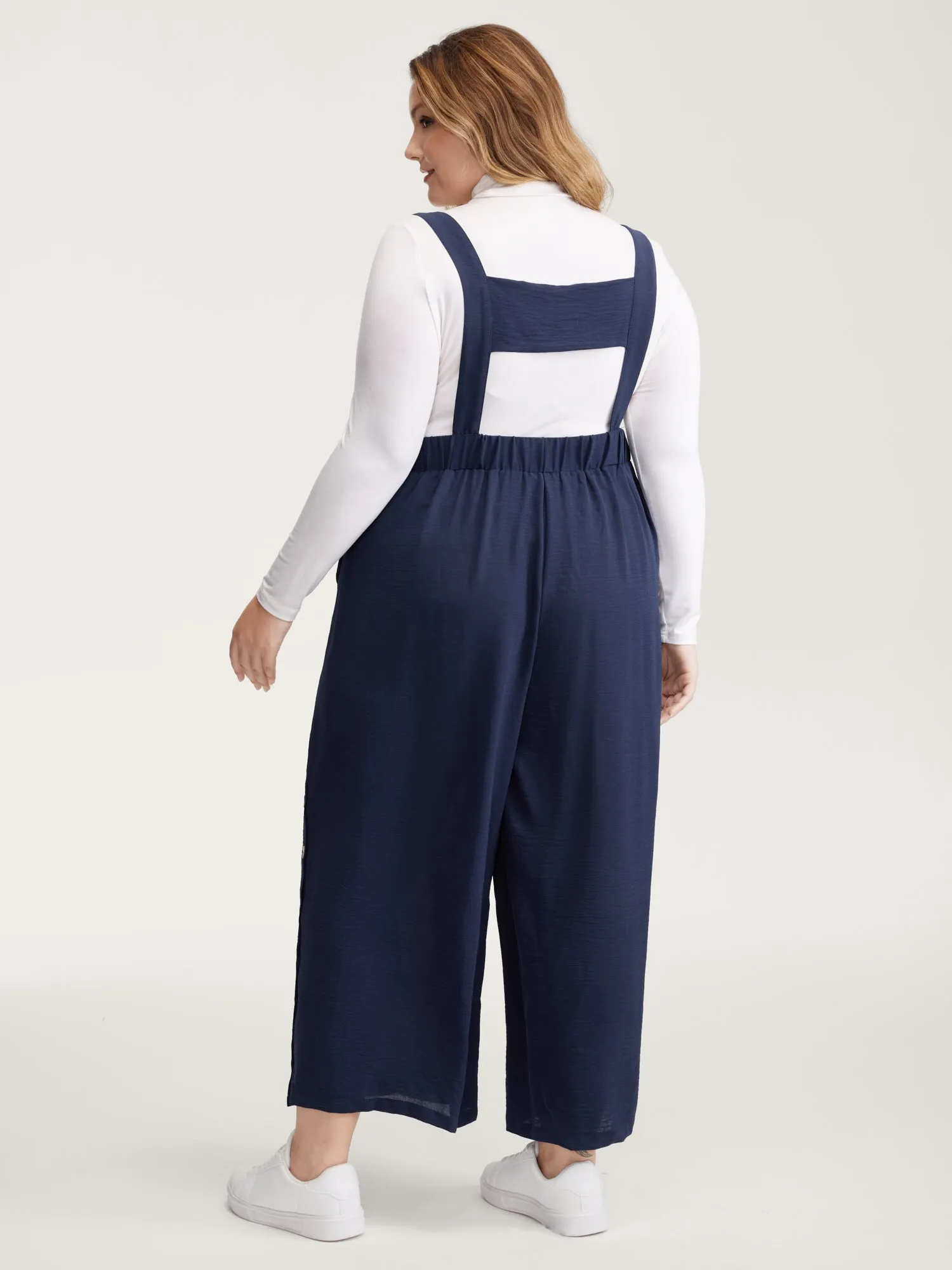 Adjustable Straps Stretchy Back Cut-Out Jumpsuit sold by Bloomchic product image thumbnail 5