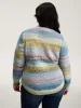 Tissue Textured Color Gradient Pullover sold by Bloomchic