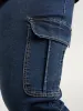 Waist Drawstring Straight-Leg Jeans sold by Bloomchic
