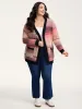 Heather Pockets Contrast Open-Front Cardigan sold by Bloomchic