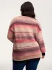 Heather Pockets Contrast Open-Front Cardigan sold by Bloomchic
