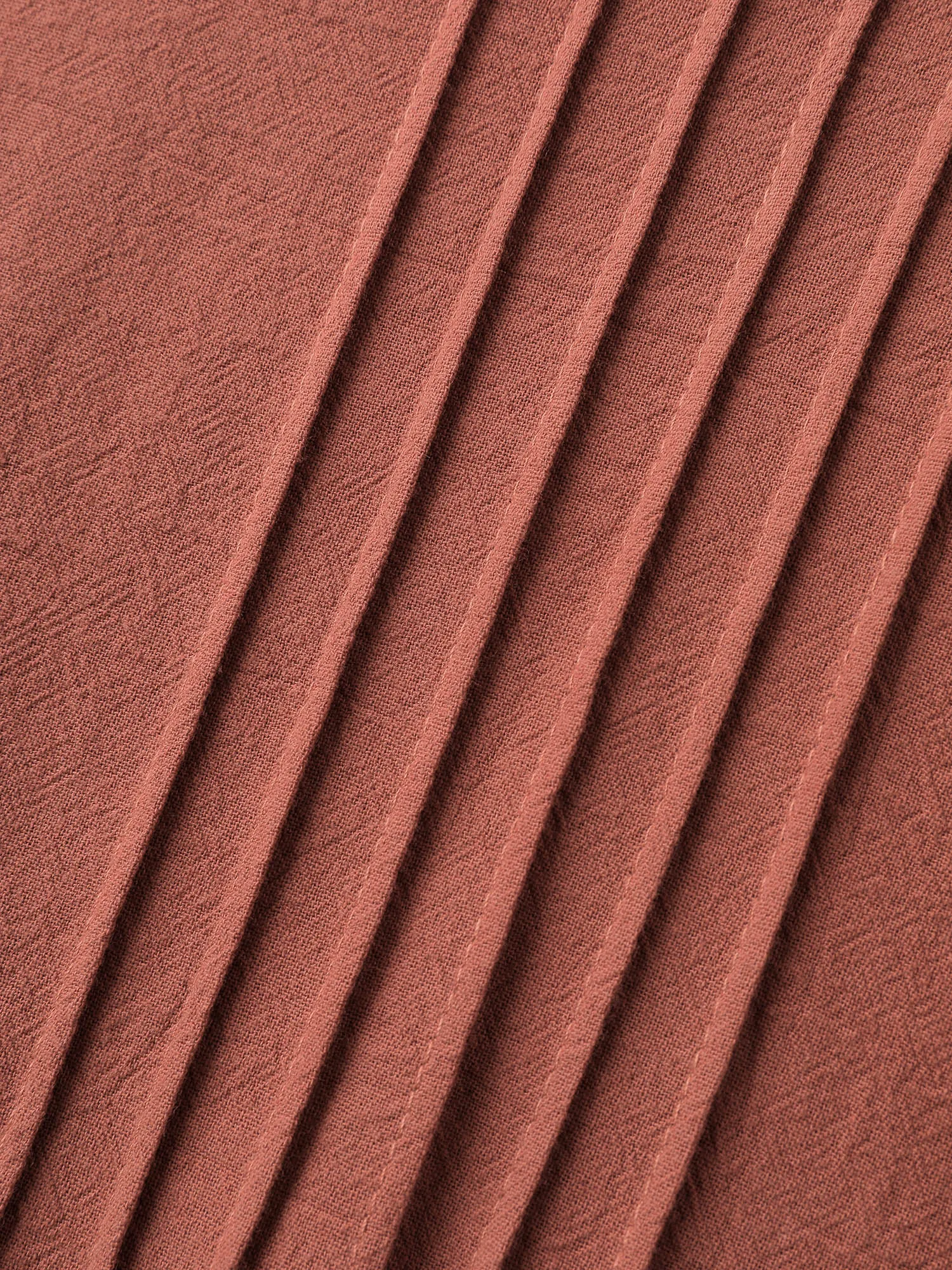 Cotton Embroidered Sleeve Waist-Tie Midi Dress sold by Bloomchic product image thumbnail 5