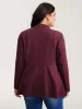 Textured Button Detail Pockets Jacket sold by Bloomchic