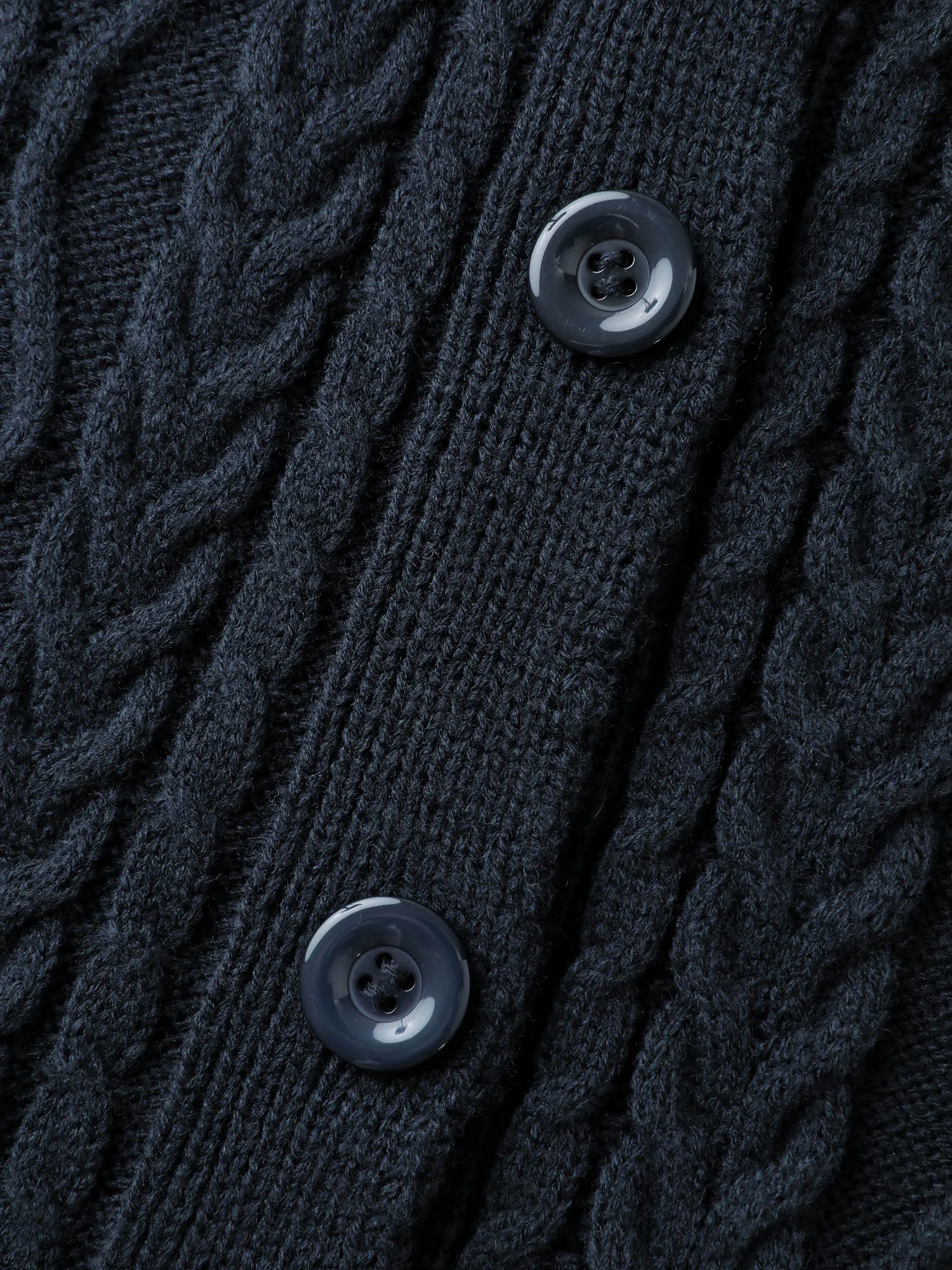 Mixed Texture Cable Stitch Pockets Knit Cardigan sold by Bloomchic product image thumbnail 5