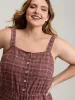 Retro Plaid Print Harem Style Jumpsuit sold by Bloomchic
