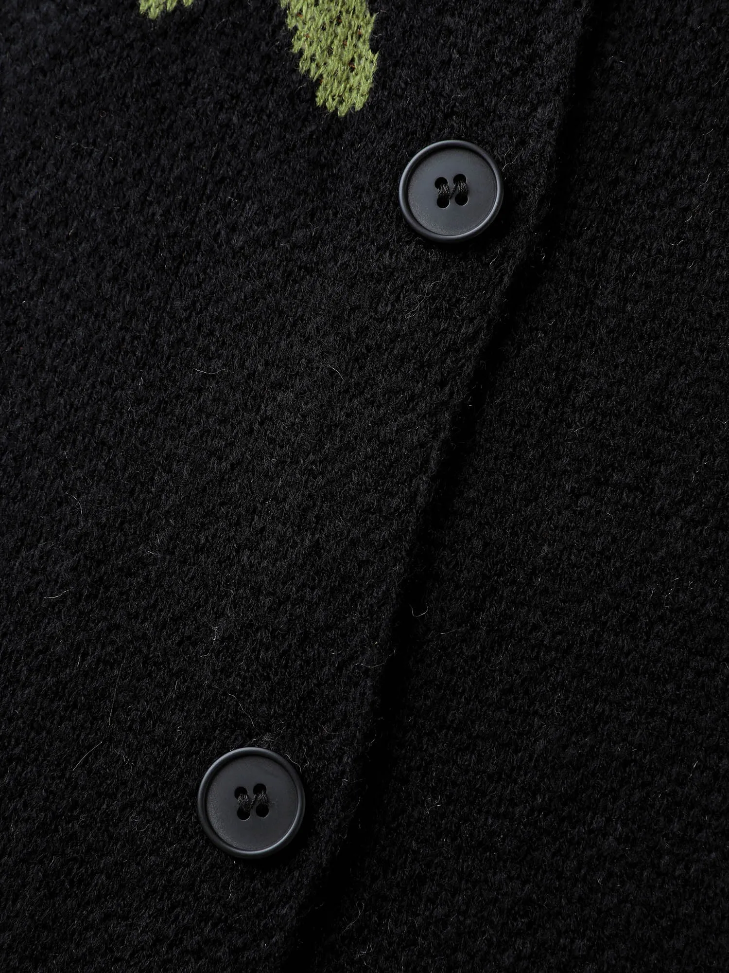 Floral Pattern Button-Down Knit Cardigan sold by Bloomchic product image thumbnail 5