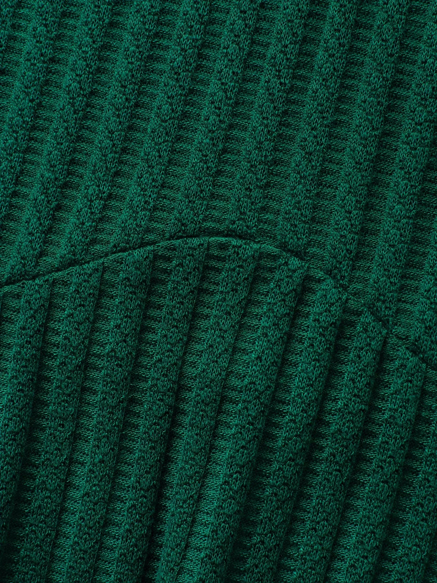 Textured Knit V-Neck Cinched-Waist Tank Top sold by Bloomchic product image thumbnail 5