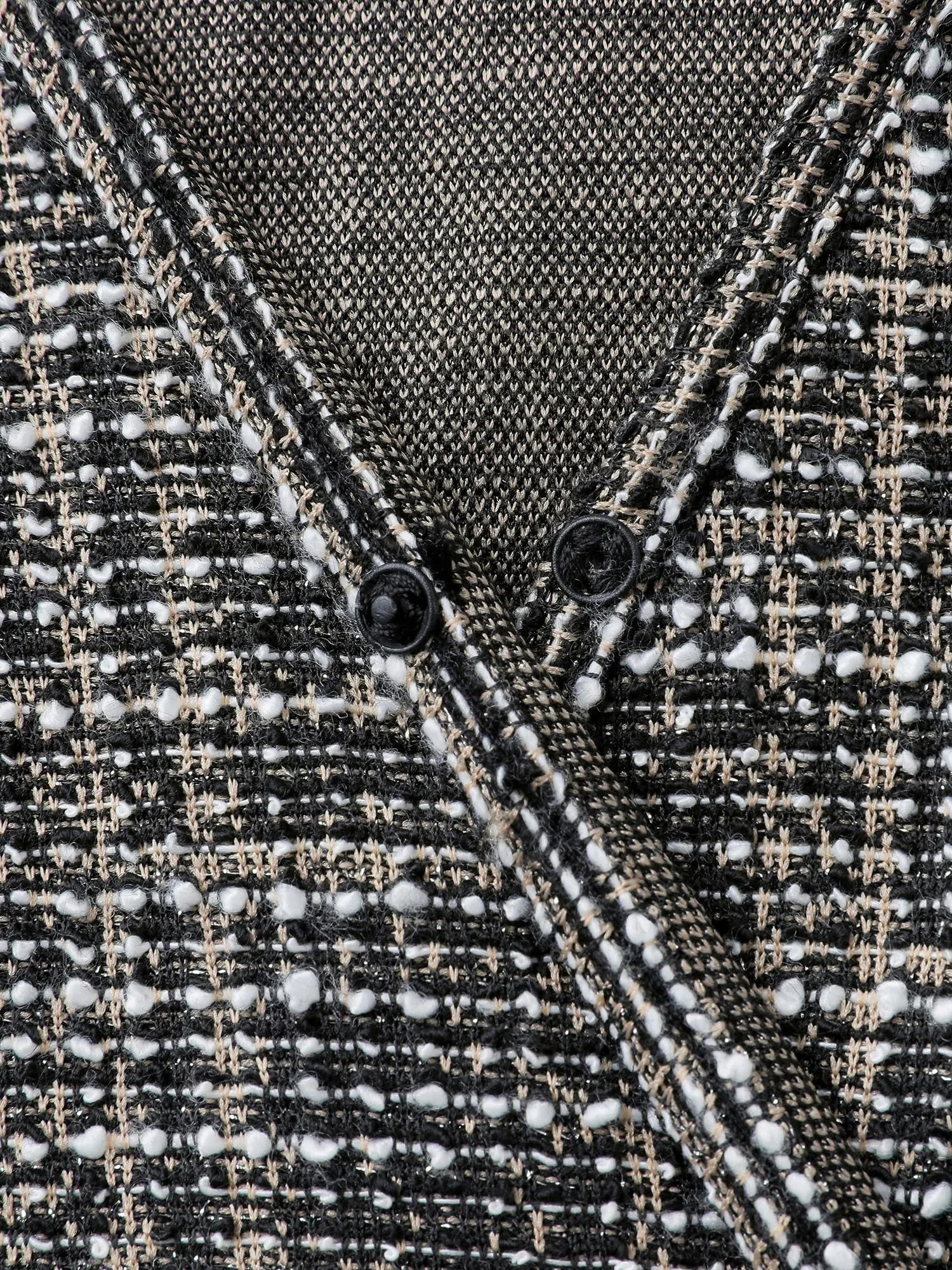 Tweed Surplice Neck Midi Dress sold by Bloomchic product image thumbnail 5