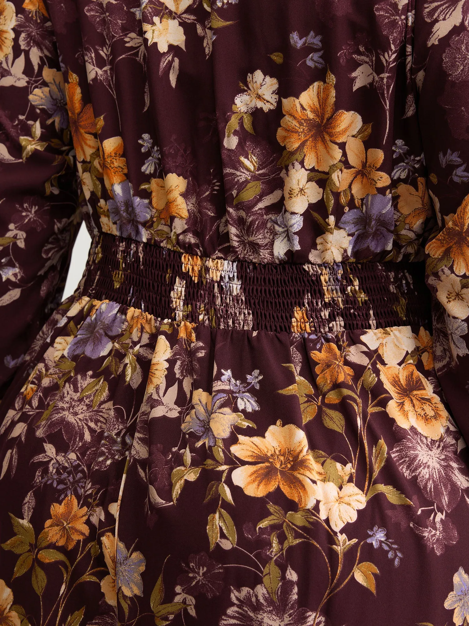 Floral Lace Print Pockets Maxi Dress sold by Bloomchic product image thumbnail 5