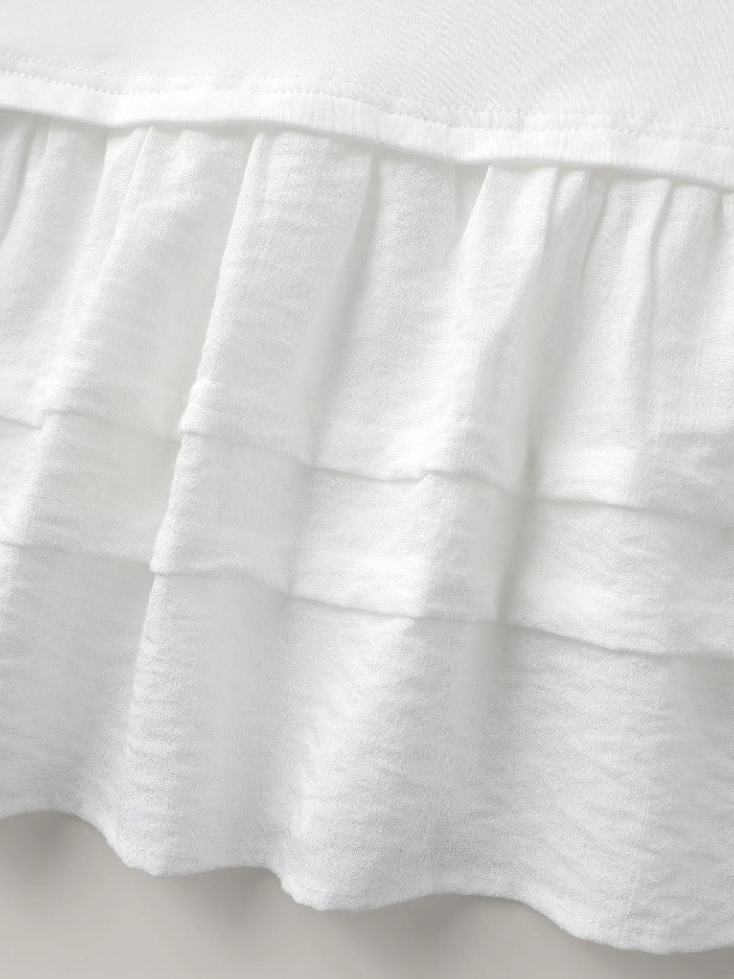 Textured Faux Two-Piece Pleated Sweatshirt sold by Bloomchic product image thumbnail 5