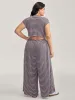 Easy Peezy Cut-Out Stretchy Waist Jumpsuit sold by Bloomchic