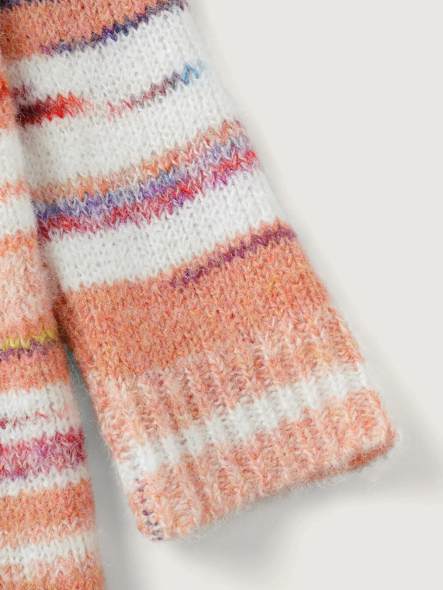 Color Gradient Stripe Crew Neck Pullover sold by Bloomchic product image thumbnail 5