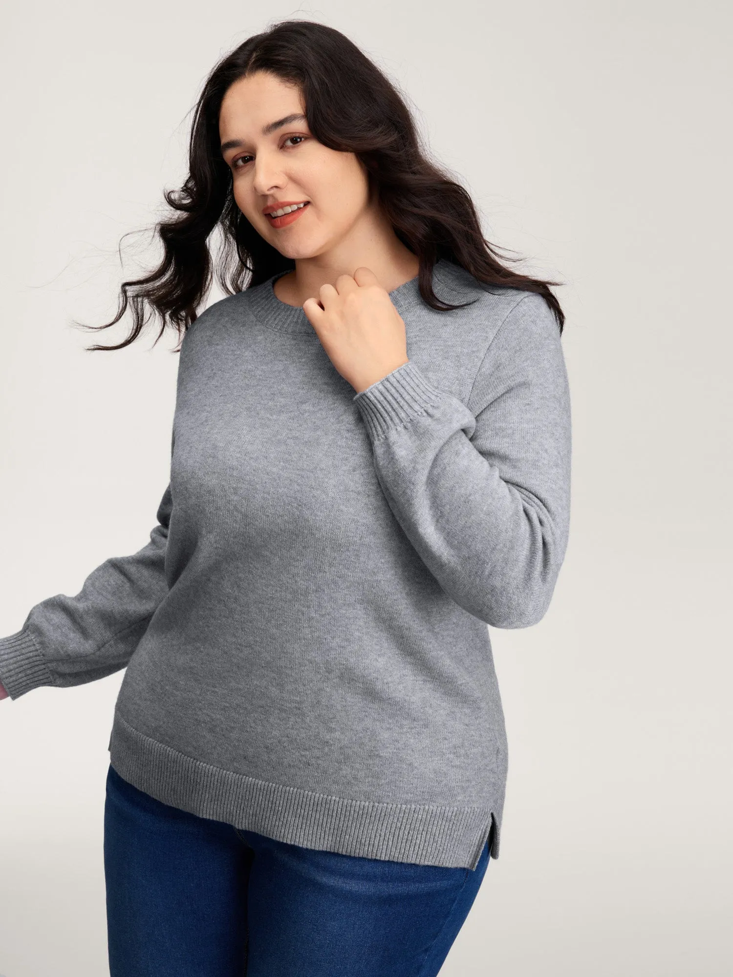 Bow Detail Ribbed Hem Pullover sold by Bloomchic product image thumbnail 4