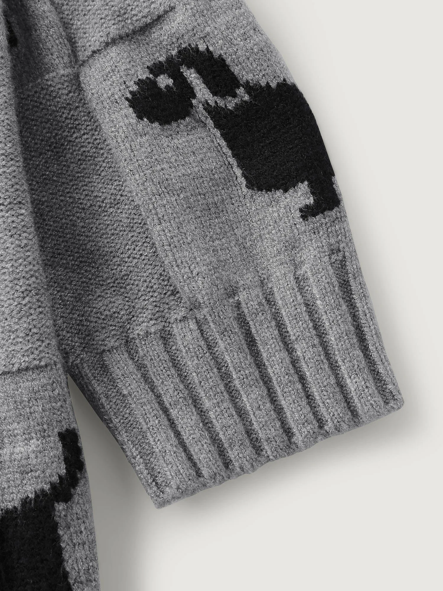 Supersoft Textured Dog Print Pullover sold by Bloomchic product image thumbnail 5