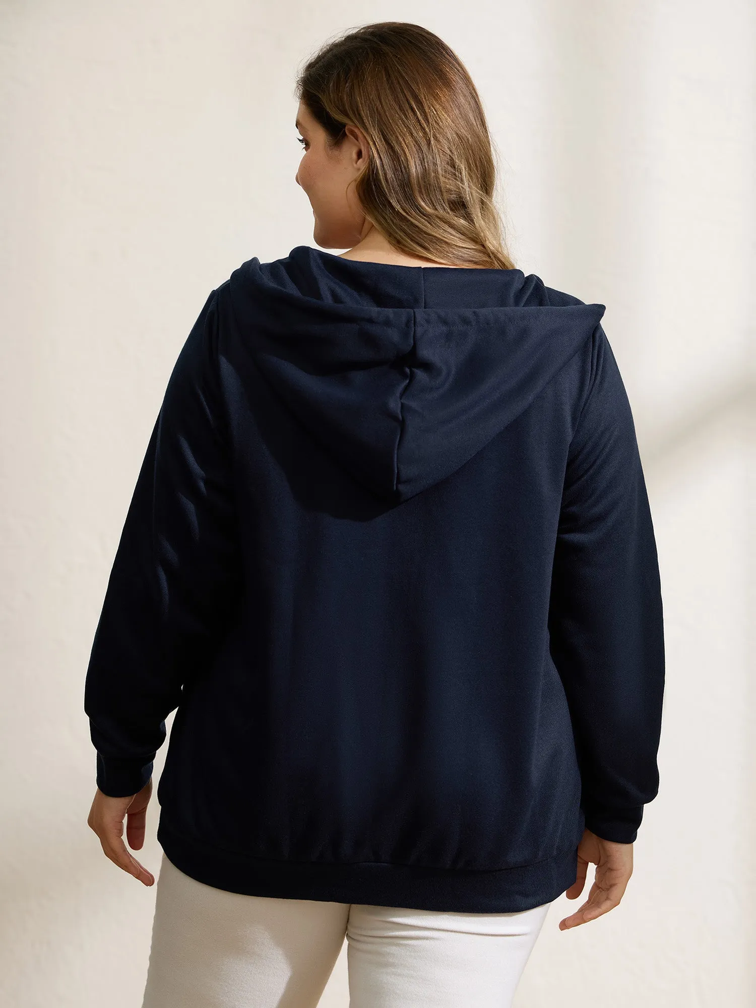 Color Contrast Stripes Zipper Jacket sold by Bloomchic product image thumbnail 5