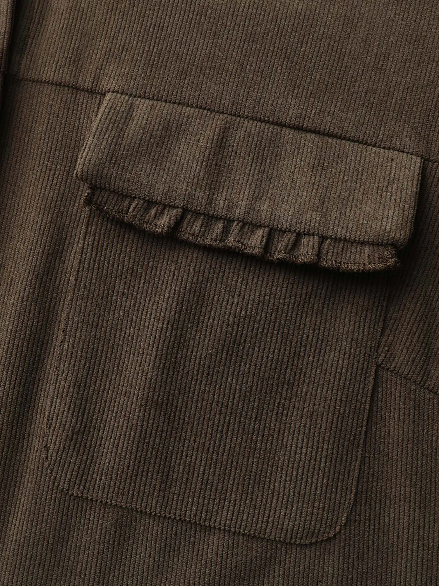 Textured Fringe Button Down Jacket sold by Bloomchic product image thumbnail 5