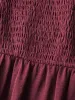 Shirred Bodice Ruffled Tiered Maxi Dress sold by Bloomchic
