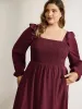 Shirred Bodice Ruffled Tiered Maxi Dress sold by Bloomchic
