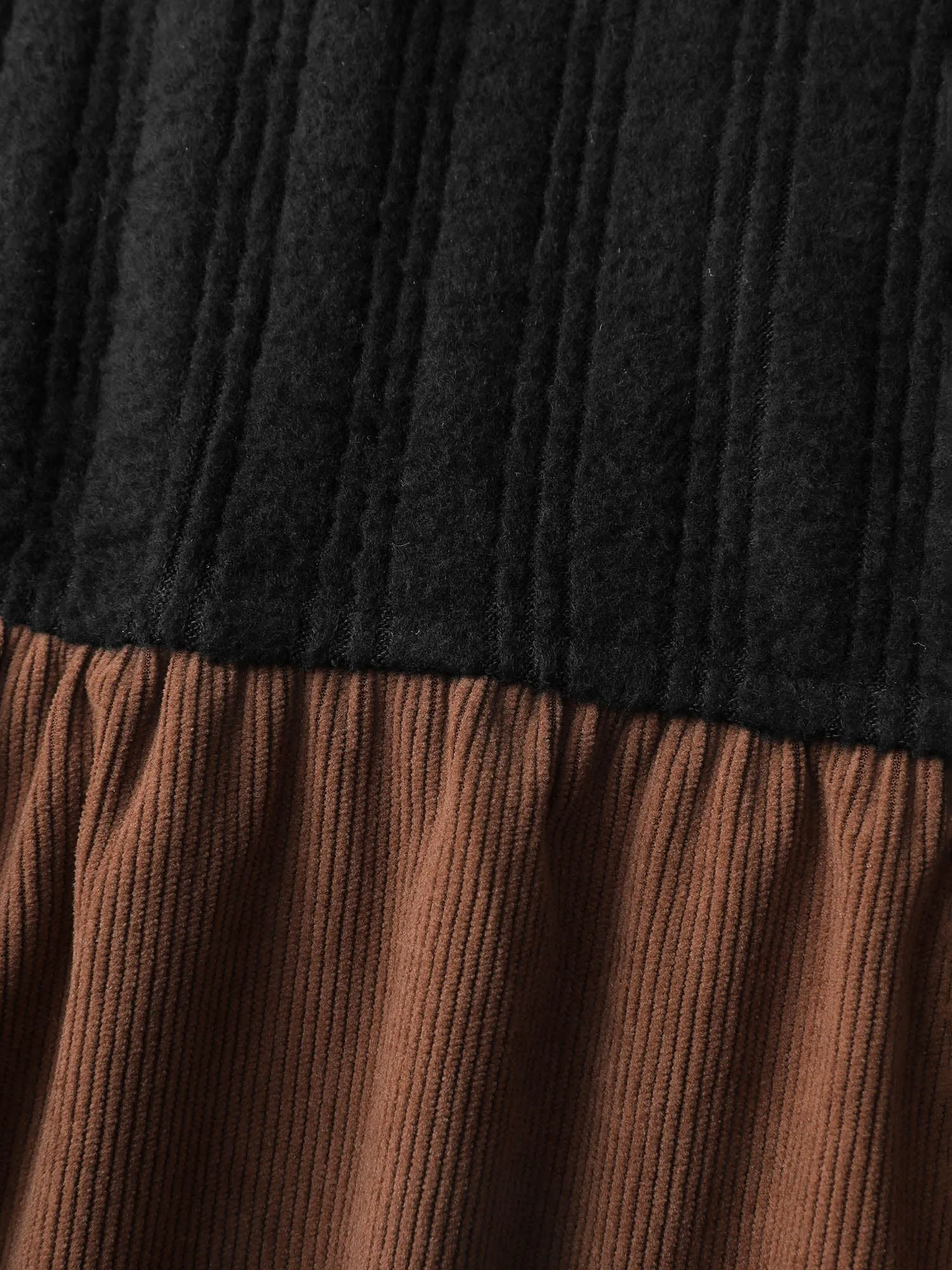 Color Contrast Belted Flared Midi Dress sold by Bloomchic product image thumbnail 5