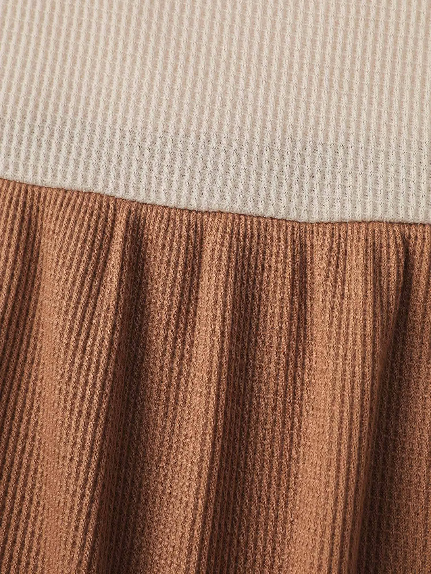 Colorblock Floral Sleeve Flowy Knit Top sold by Bloomchic product image thumbnail 5