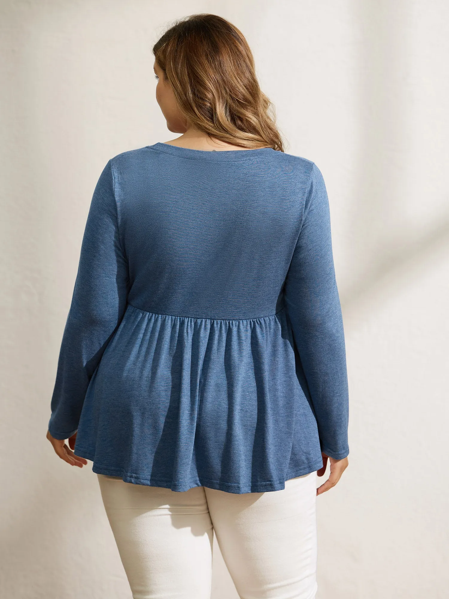 Supersoft Bowknot Cut-Out Knit Top sold by Bloomchic product image thumbnail 4