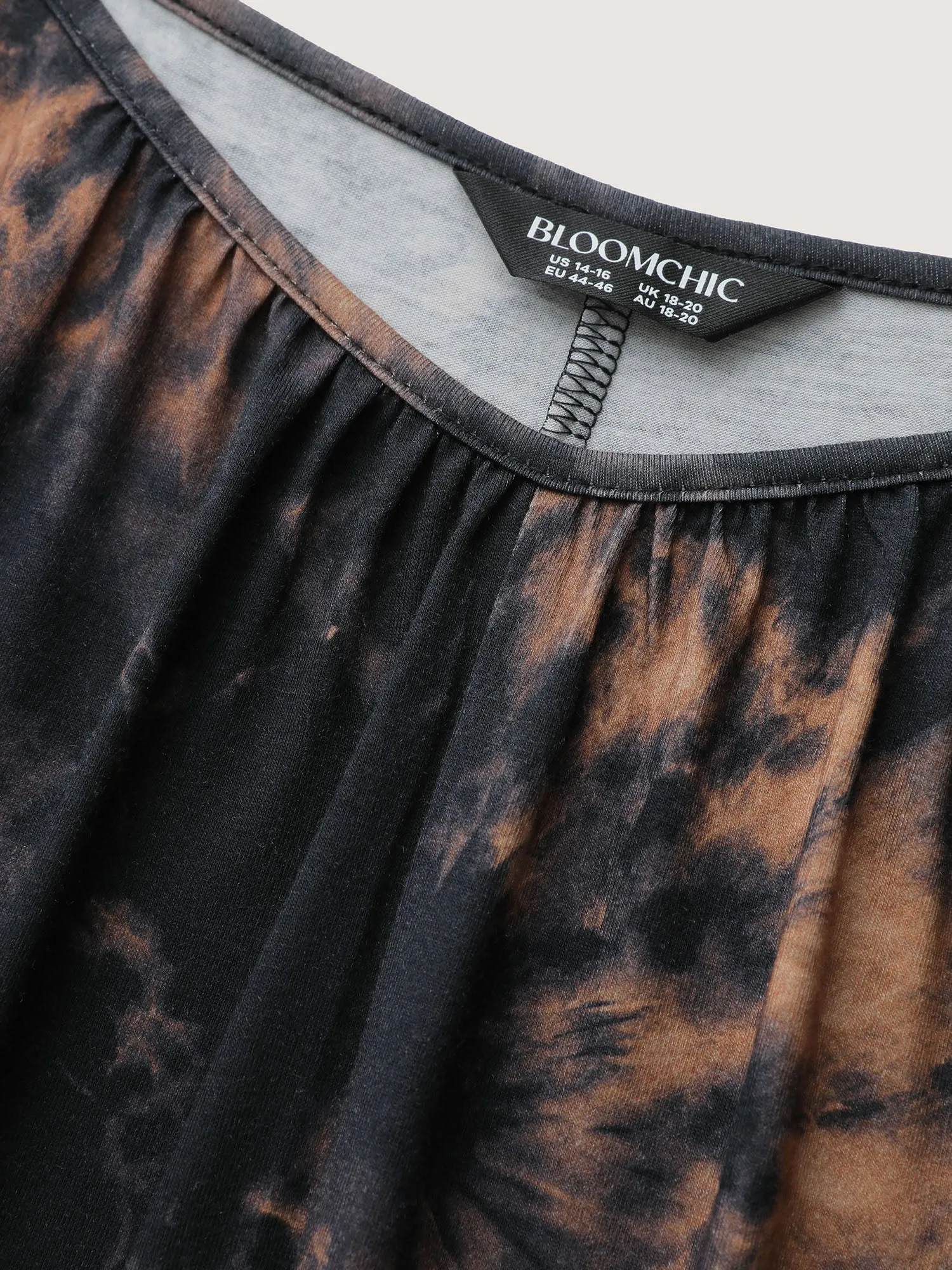 Irregular Tie-Dye Stretchy Cami Jumpsuit sold by Bloomchic product image thumbnail 5