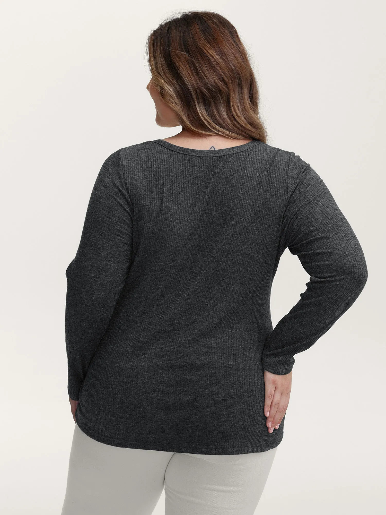 2-In-1 Lace Patchwork Ruched T-Shirt sold by Bloomchic product image thumbnail 5