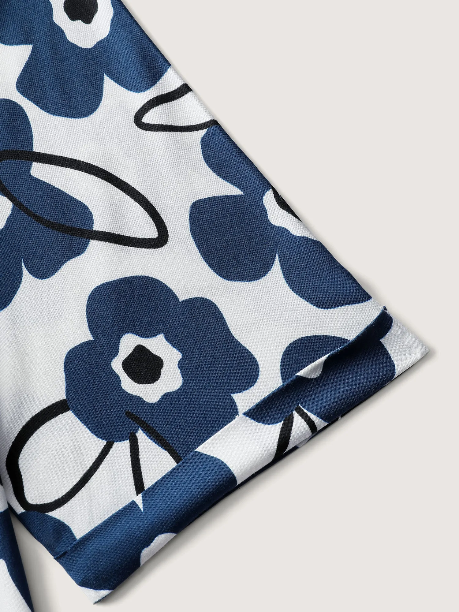 Floral Print Waist-Tie Blouse sold by Bloomchic product image thumbnail 5