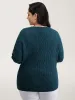 Floral Embroidered Cable Knit Pullover sold by Bloomchic